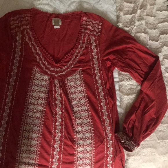 Lucky Brand Tops - Lucky Brand ladies boho long sleeve Lucky Brand Tops - Lucky Brand ladies boho long sleeve
